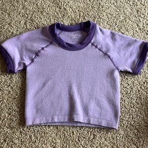 Purple pacsun crop top
